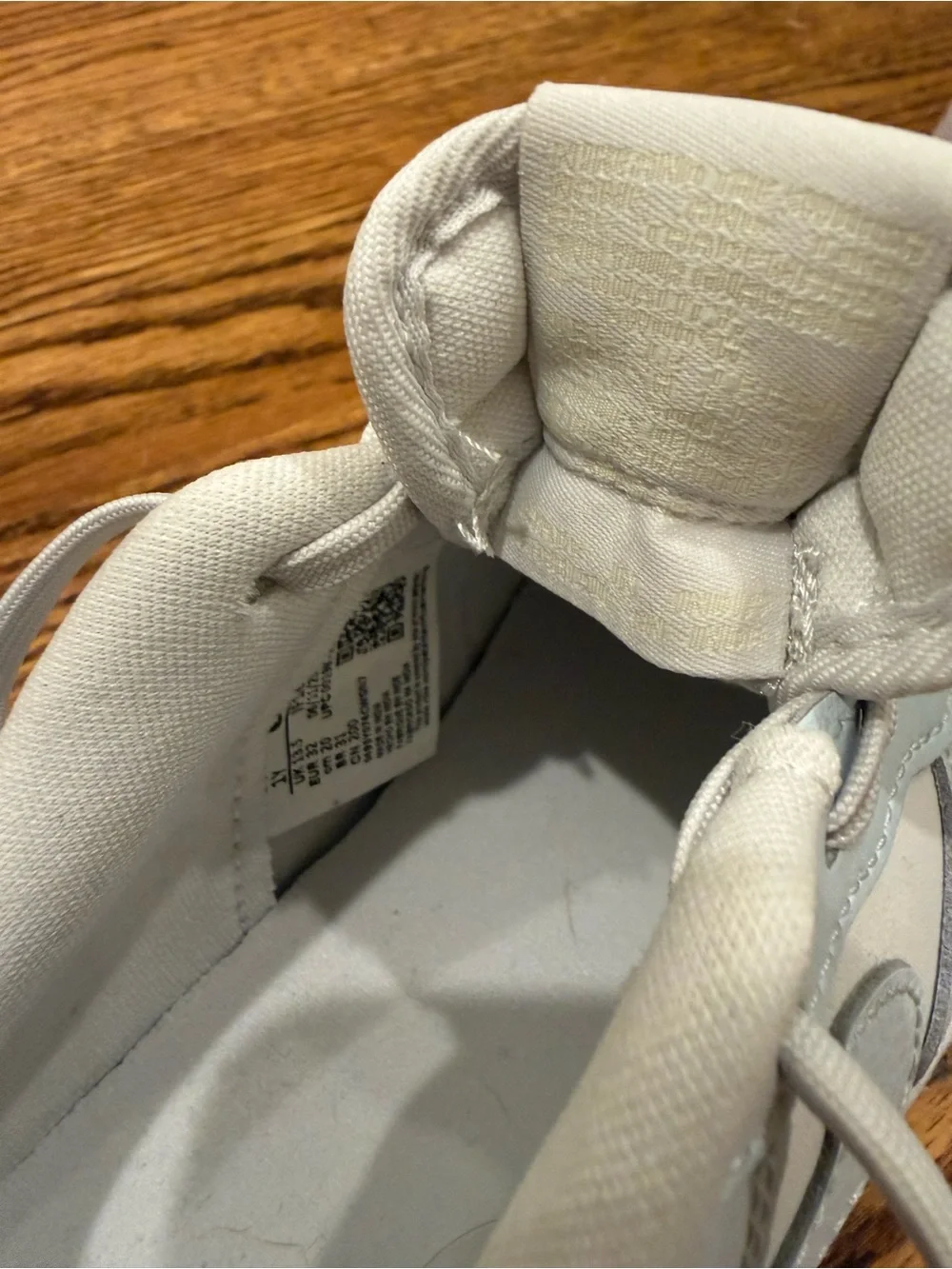 Nike Kids Force 1, Light Blue & White Low-Top Sneakers
